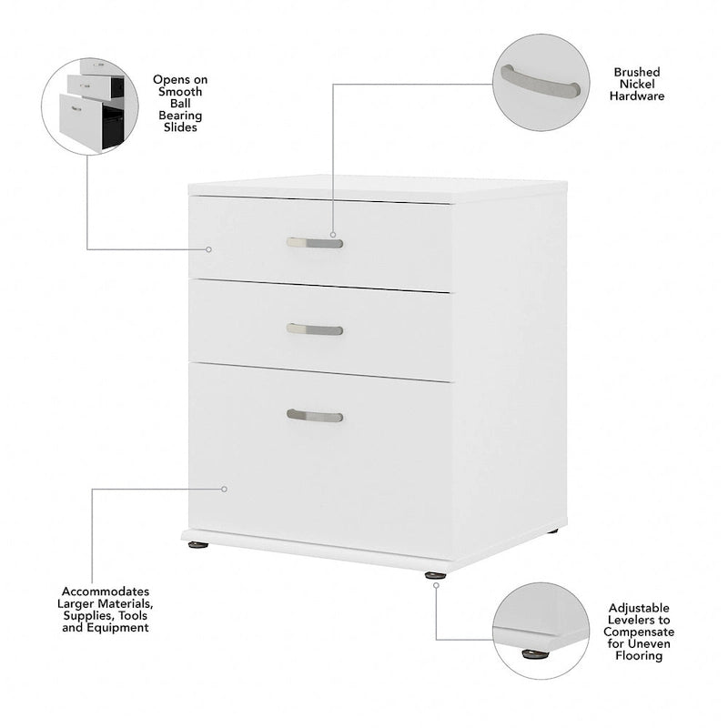 Universal Storage Cabinet with Drawers