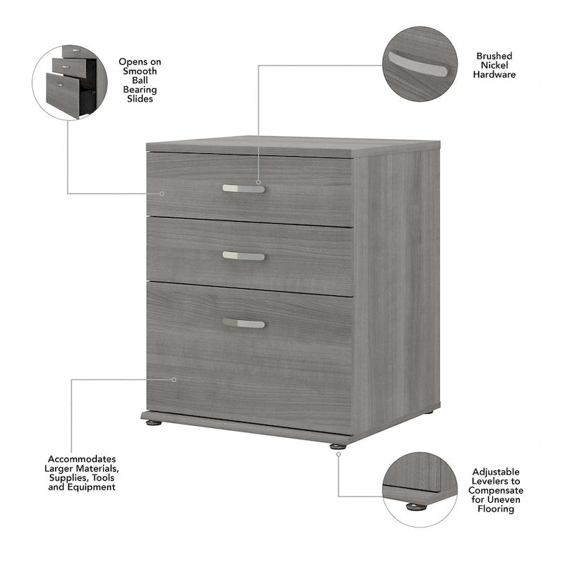 Universal Storage Cabinet with Drawers