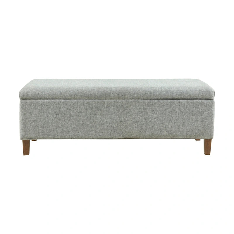 Blue Soft Close Storage Accent Bench