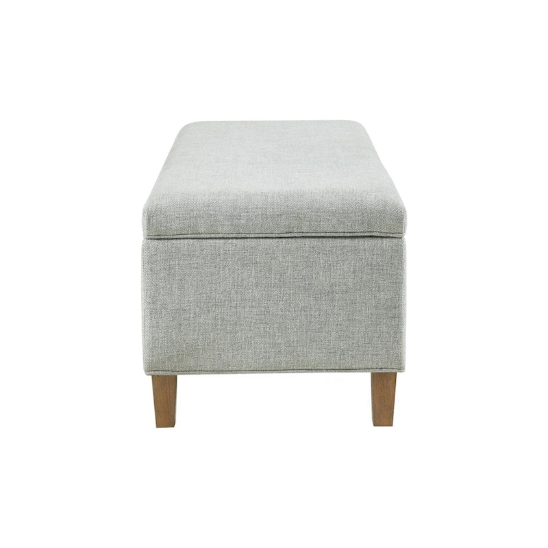 Blue Soft Close Storage Accent Bench
