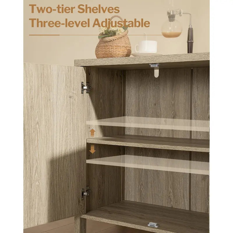 Credenza contenitore in rattan