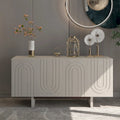 63 Modern Buffet Accent Storage Cabinet with 4 Door