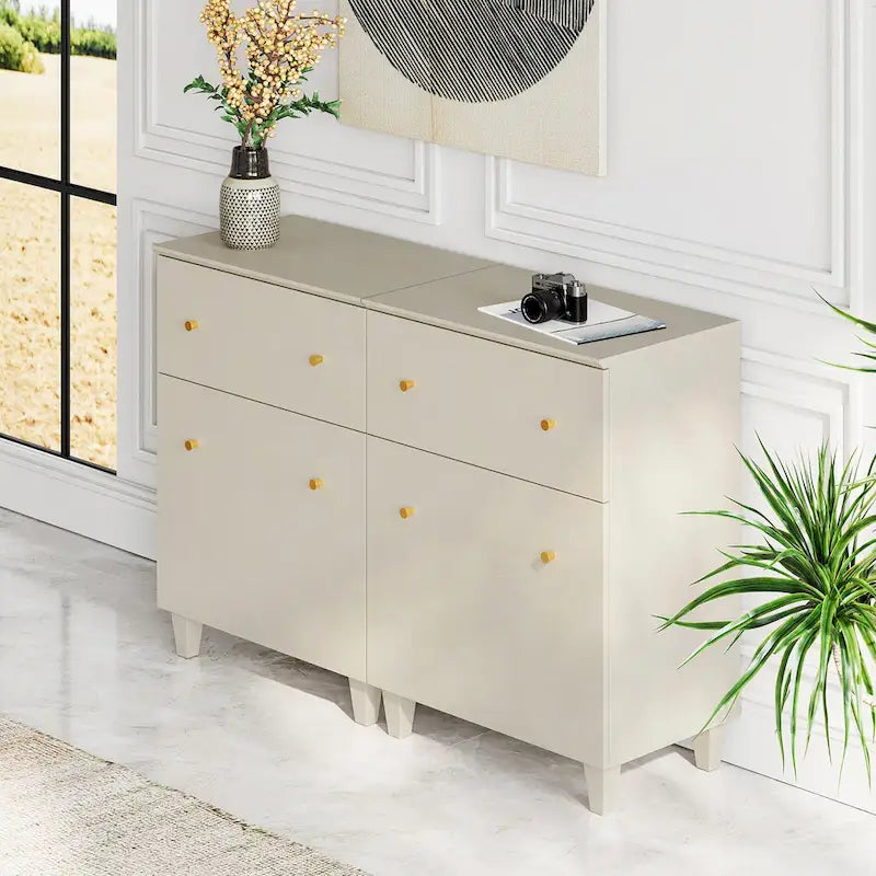 Sideboard Buffet Cabinet with Drawer and Door for Kitchen, Dining Room