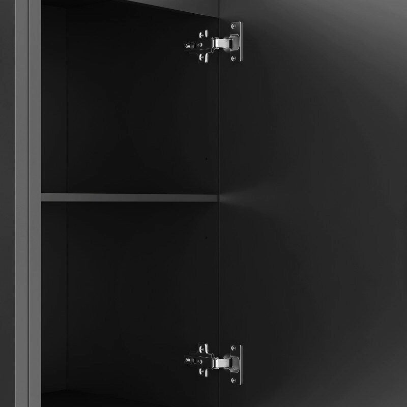 Mobile moderno da 56.69W con contenitore e ripiani regolabili - N/A