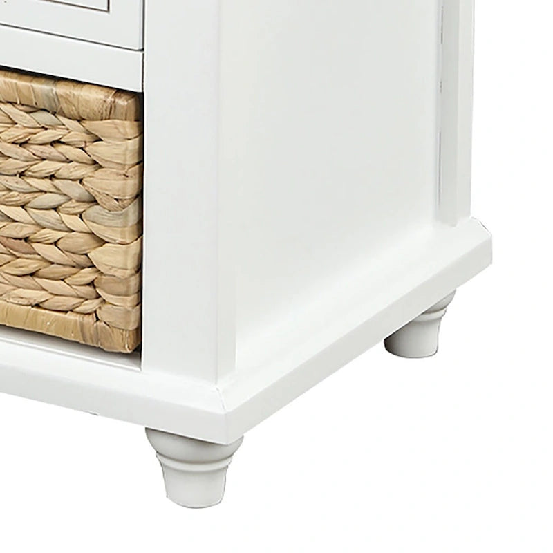 Panca contenitore classica stile rustico con cuscino rimovibile in misto lino