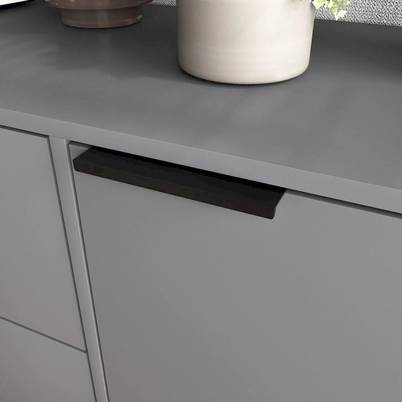 Sideboard Buffet Cabinet with Storage, Wood Coffee Bar Cabinet, 47.2 Kitchen Cabinet with 3 Drawers & 2 Doors