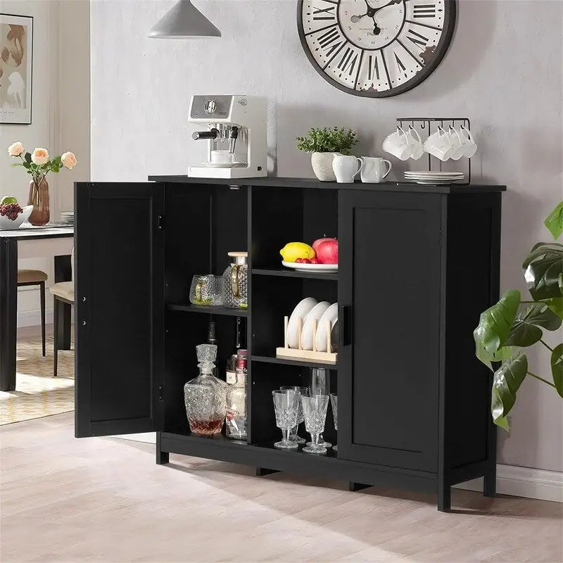 Szafka do przechowywania z dwojgiem drzwi i 4 półkami - 11.8D x 35.4W x 31.7H