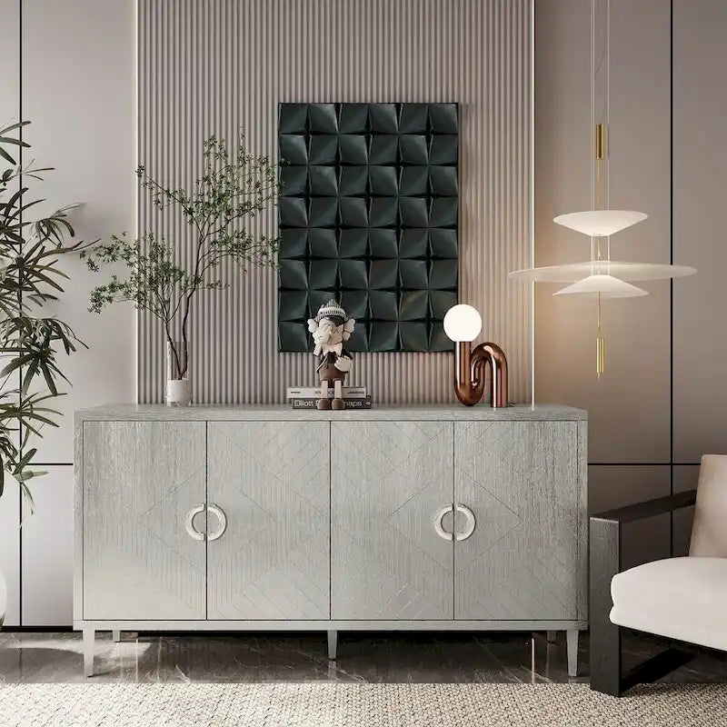 Credenza/dispensa elegante e funzionale a 4 ante da 60