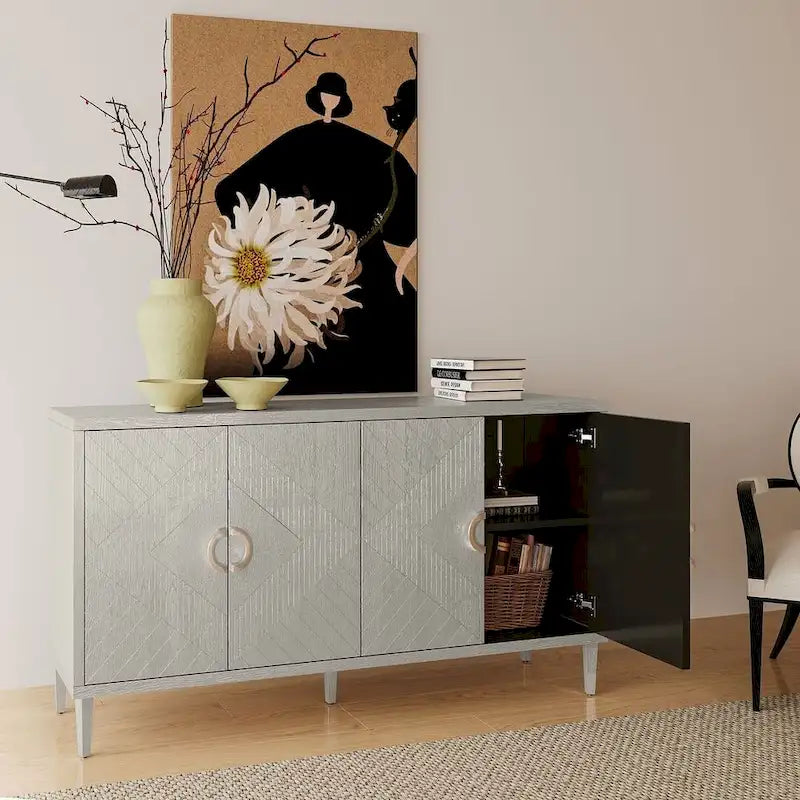 Credenza/dispensa elegante e funzionale a 4 ante da 60