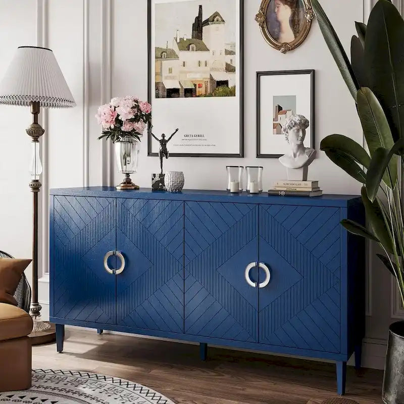 Credenza/dispensa elegante e funzionale a 4 ante da 60