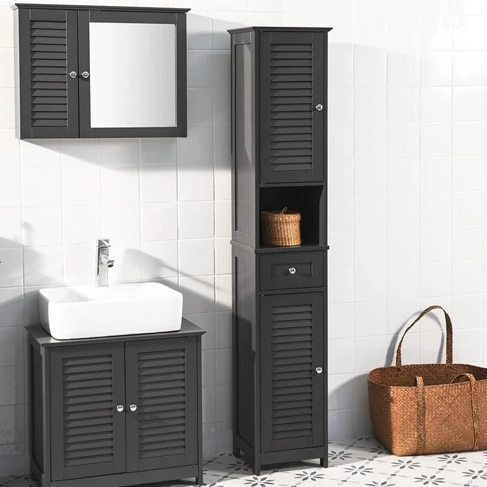 Scaffale contenitore alto da bagno