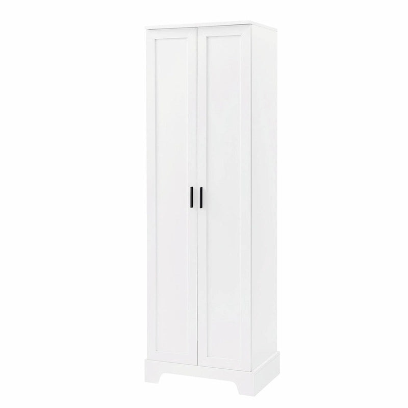Storage Cabinet with Two Doors and Adjustable Shelf