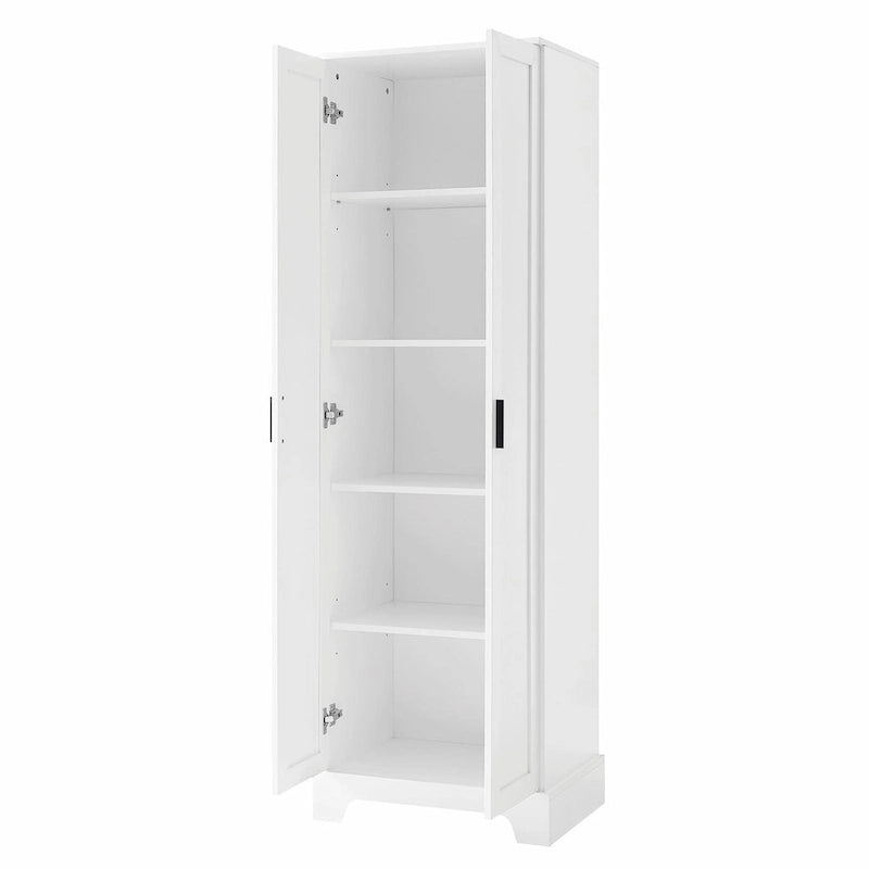 Storage Cabinet with Two Doors and Adjustable Shelf