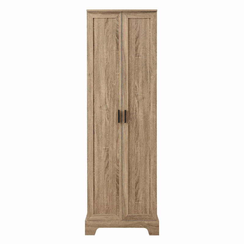 Storage Cabinet with Two Doors and Adjustable Shelf