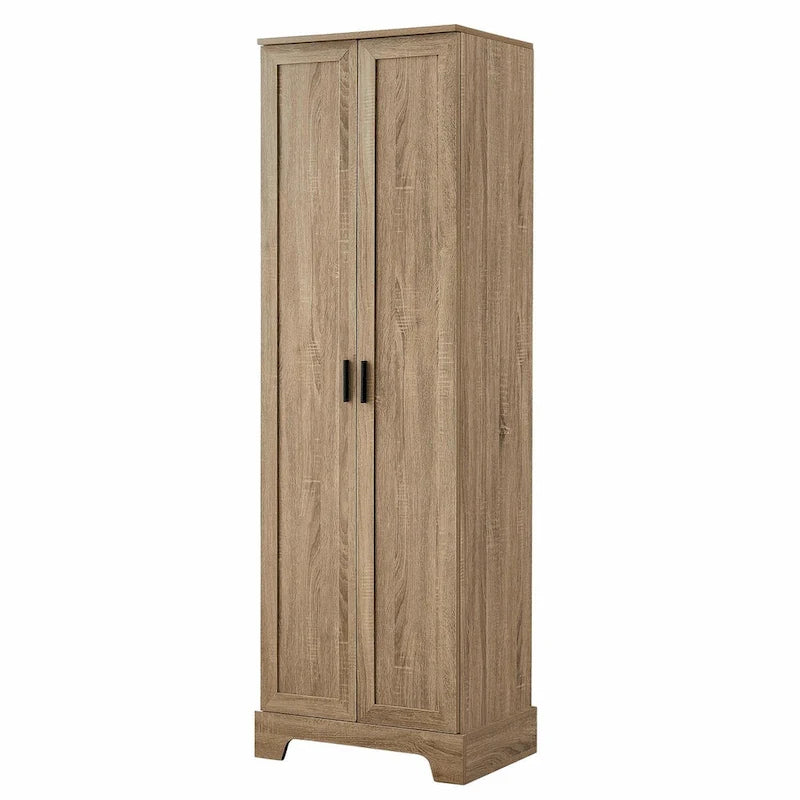 Storage Cabinet with Two Doors and Adjustable Shelf