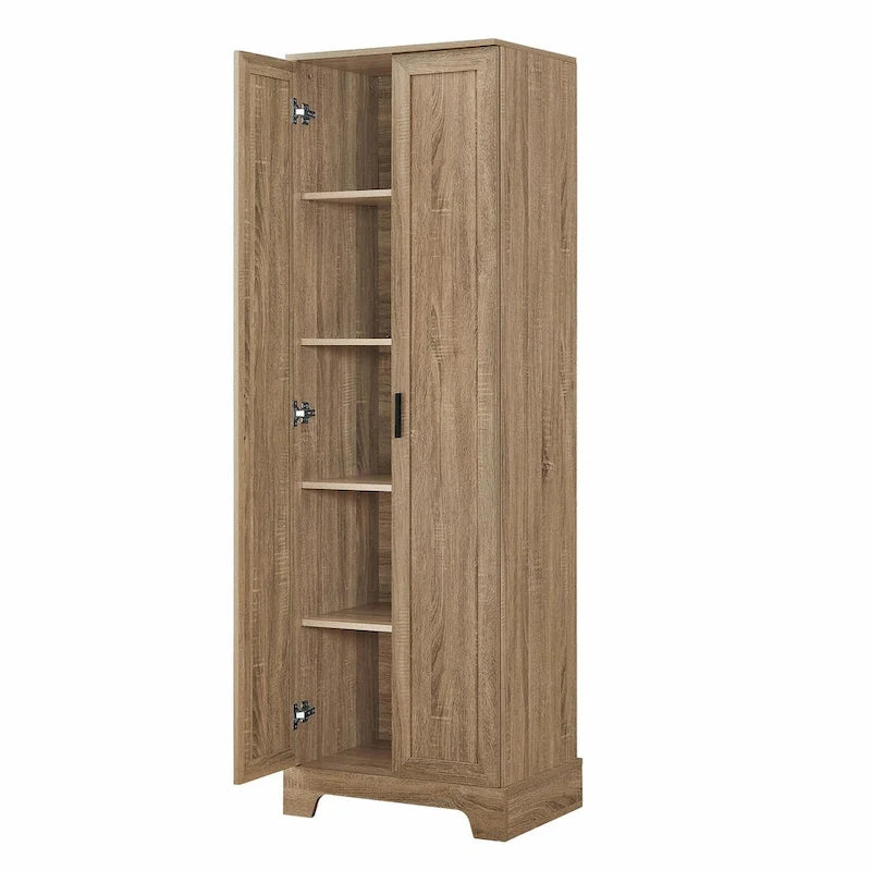 Storage Cabinet with Two Doors and Adjustable Shelf