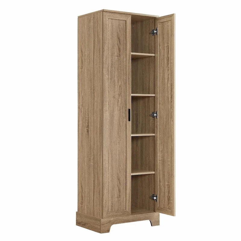 Storage Cabinet with Two Doors and Adjustable Shelf