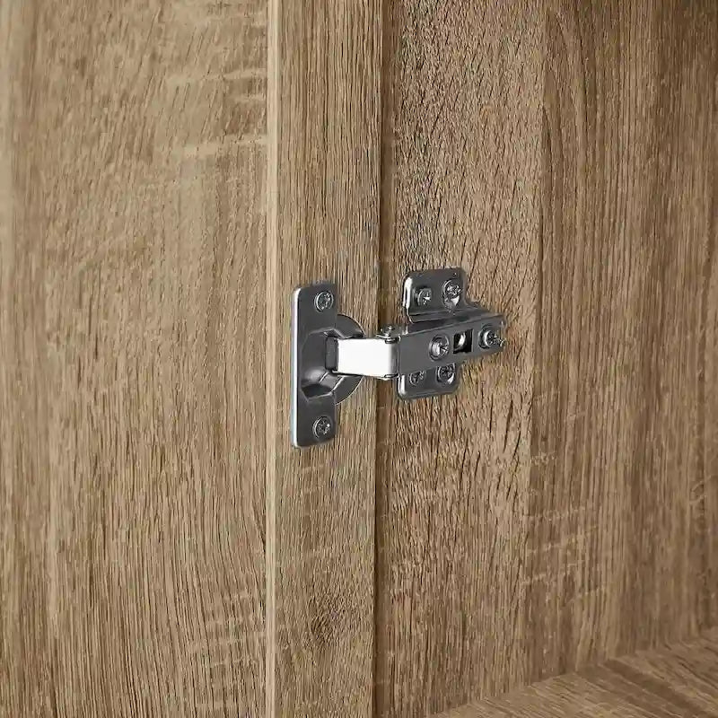 Storage Cabinet with Two Doors and Adjustable Shelf