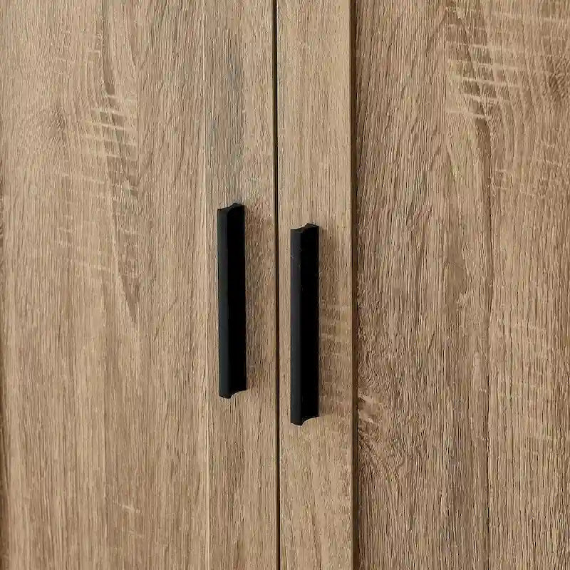 Storage Cabinet with Two Doors and Adjustable Shelf