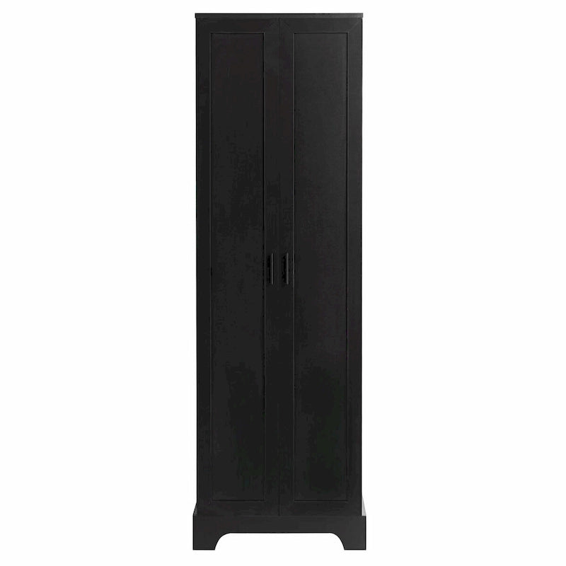 Storage Cabinet with Two Doors and Adjustable Shelf