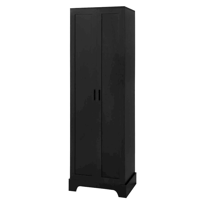 Storage Cabinet with Two Doors and Adjustable Shelf