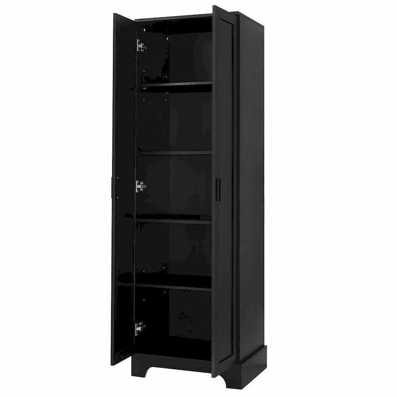 Storage Cabinet with Two Doors and Adjustable Shelf