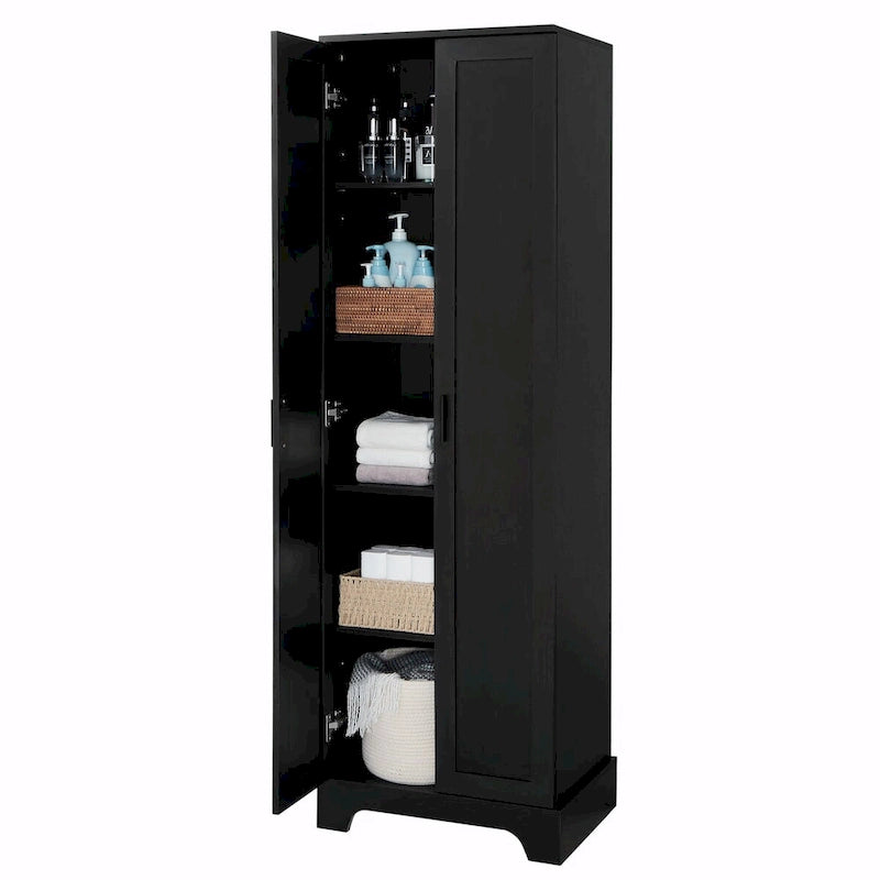 Storage Cabinet with Two Doors and Adjustable Shelf